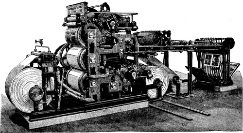 Old printing press